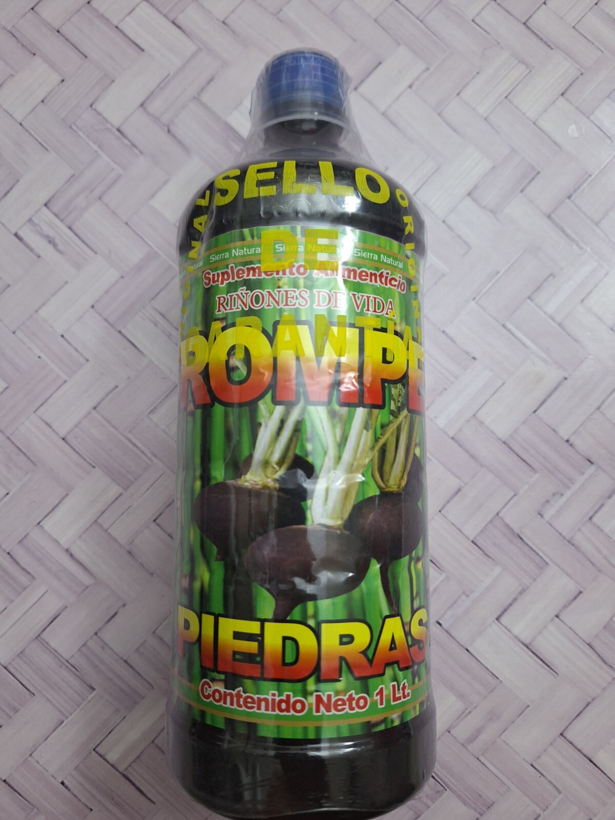 Tonico Rompe Piedras 100% Natural 1 litro producto Natural