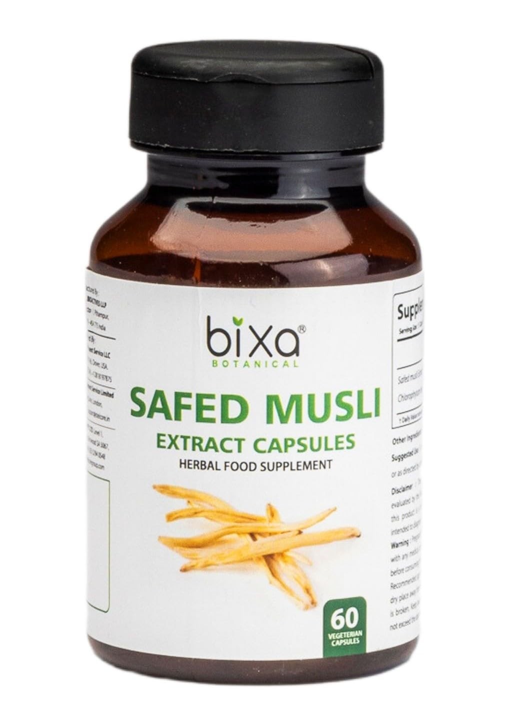 bixa BOTANICAL Safed Musli Capsules for Men | Safed Musli Extract | Ayurvedic…