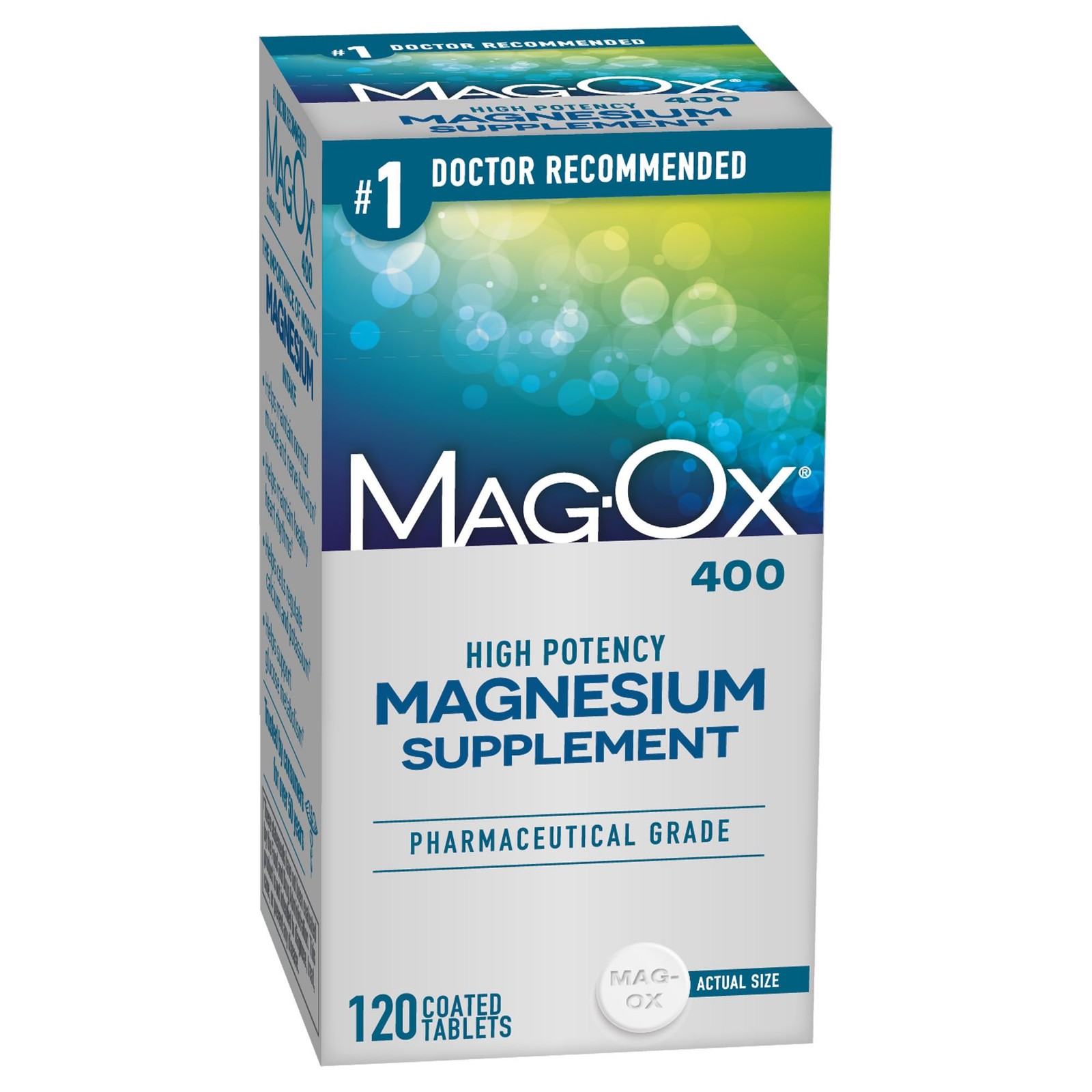 Mag-Ox Magnesium Supplement, Pharmaceutical Grade Magnesium Oxide 483mg, Most…