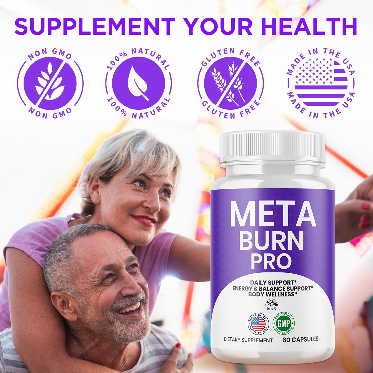 (2 Pack) Meta Burn Pro Advanced Energy & Fitness Formula MetaBurnPro 120 Capsule