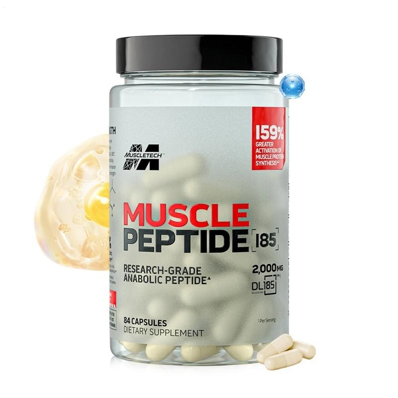 2Pack MuscleTech Muscle Peptide 185 2000mg 84 Capsules Fitness Supplement
