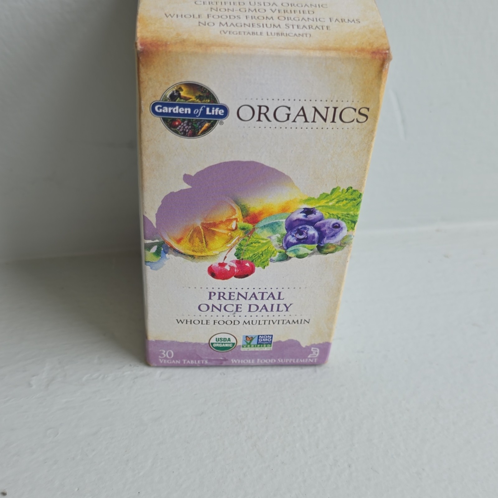 Garden of Life Organics Prenatal Multivitamin Once Daily 30 Vegan Tablets