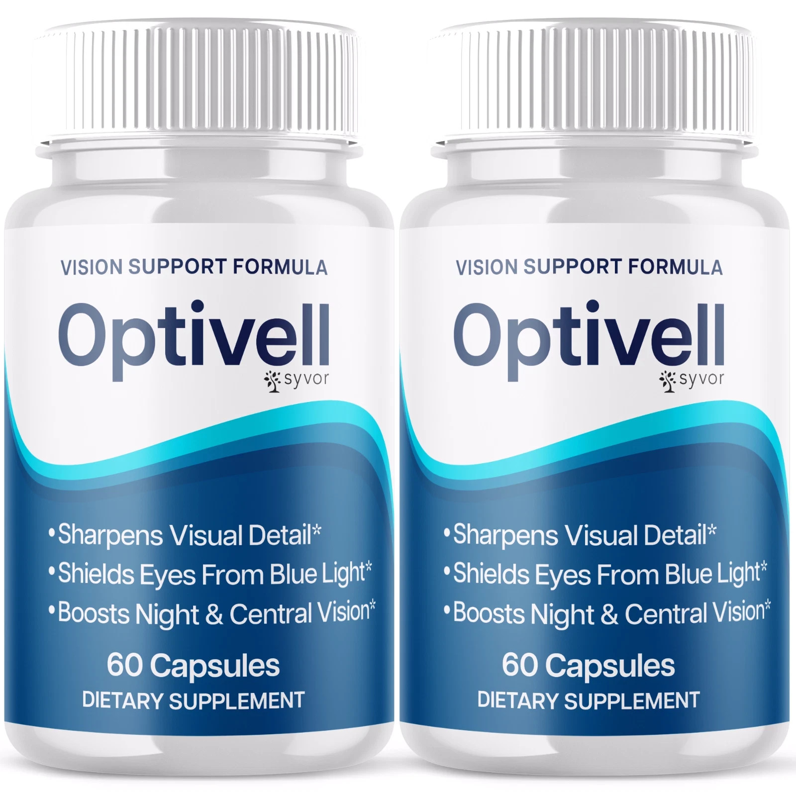 (2 Pack) Optivell Vision Support Formula, Opti Vell Eye Health (120 Capsules)