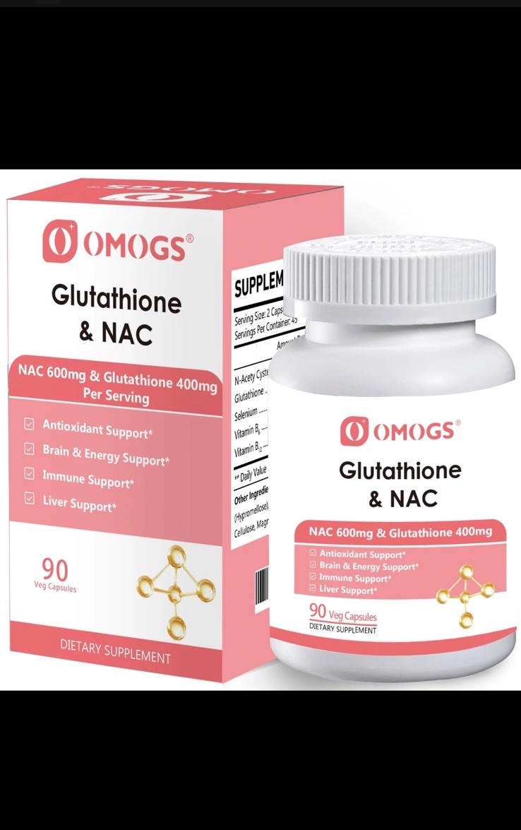 Glutathione & NAC Supplement, with vtamin B & Selenium, Supports Liver Health…