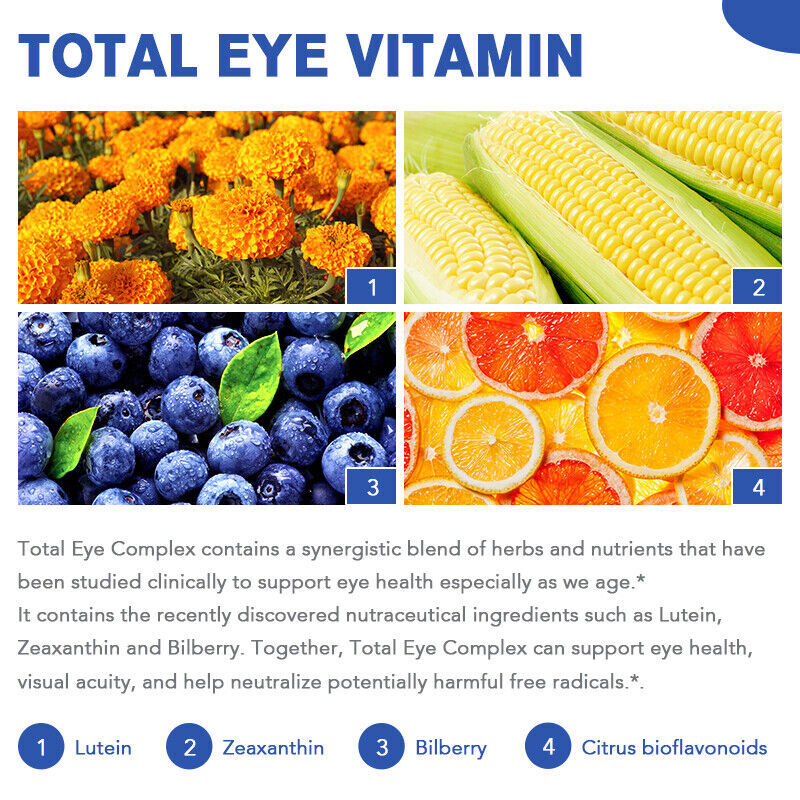 Eye Health Supplement, Lutein and Zeaxanthin, Vision Health, Eye Strain Support