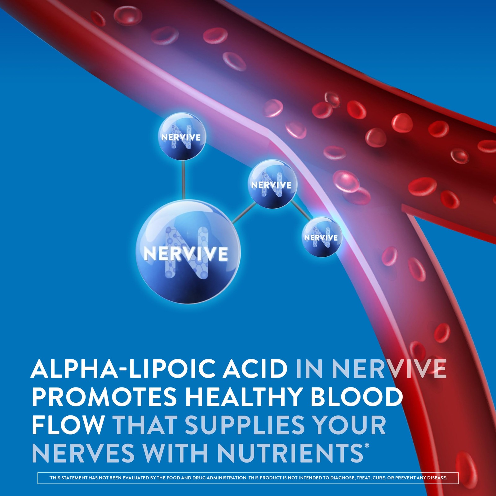 Nervive Nerve Health, Alpha Lipoic Acid, Fortify 30 Count (Pack of 1)