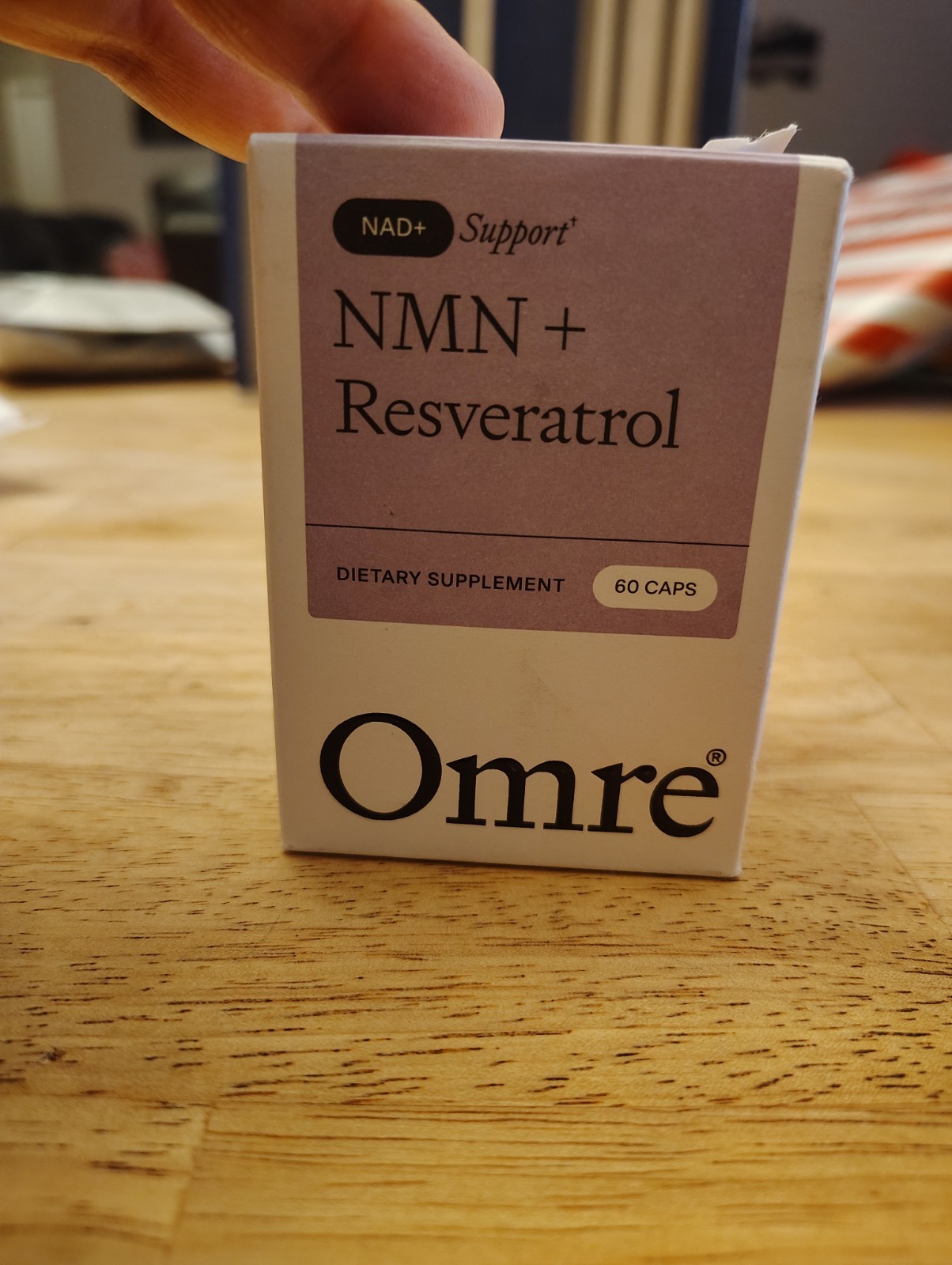 OMRE NMN+ Resveratrol Supplement Supports Aging, Energy 60 Capsules