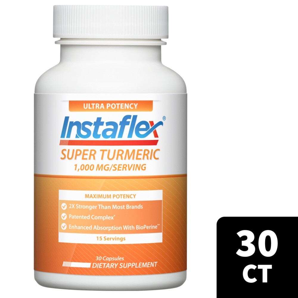 Instaflex Super Turmeric – 1000mg Turmeric Curcumin 95% Curcuminoids 30 count