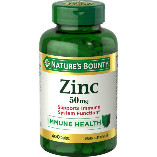 Nature’s Bounty Zinc Gluconate mmune System Support – 400 Caplets