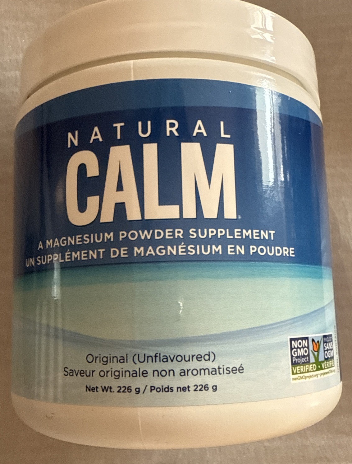 Natural Calm Magnesium Powder Supplements 8 oz, Unflavored, Exp. 08‑2027 New