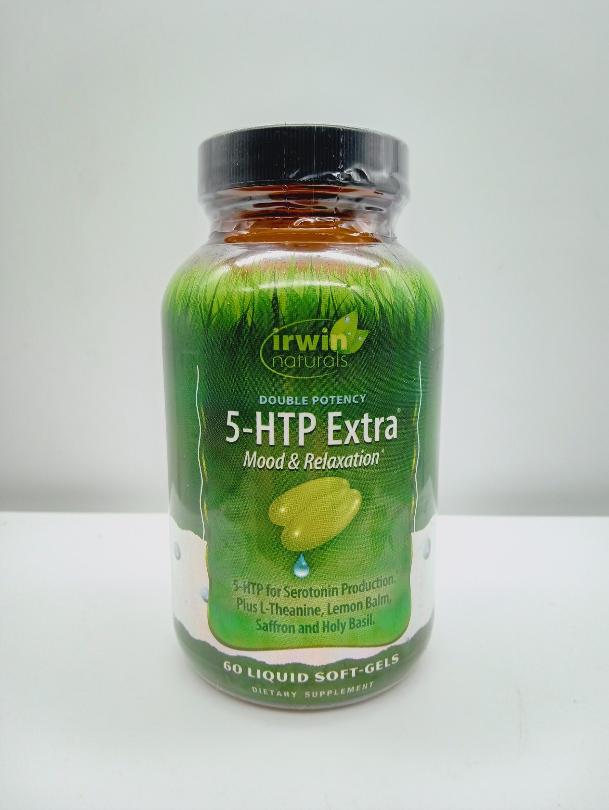 Irwin Naturals DOUBLE POTENCY 5-HTP Extra Mood Relaxation 60 SOFTGELS 09/25