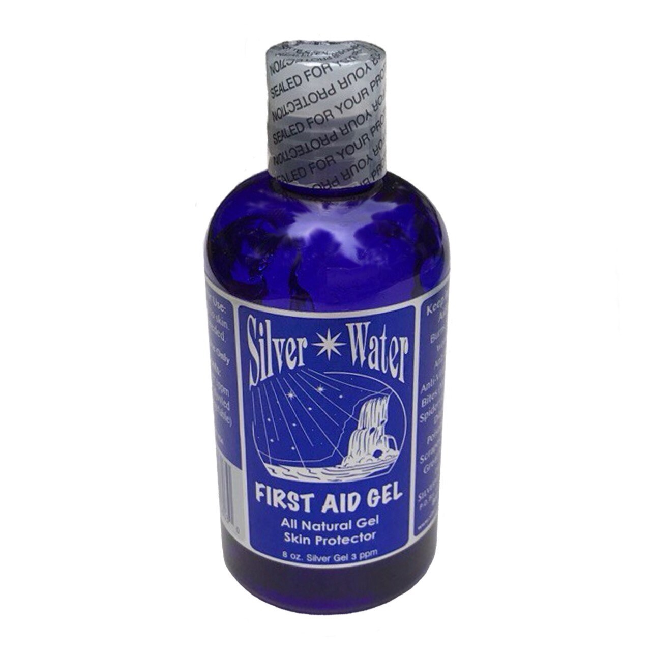 Silver Water colloidal silver First Aid Gel 3 ppm, 8 oz.