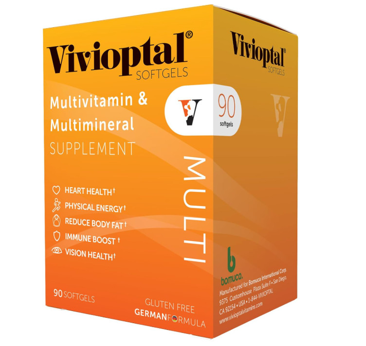 Vivioptal Multi,90 Softgels,Multivitamin&Multimineral,Gluten Free,German formula