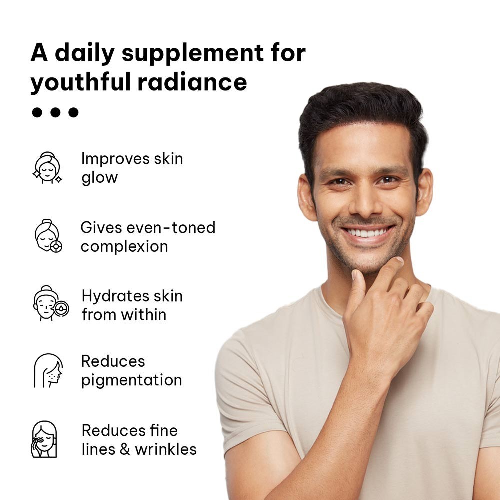 Hk Vitals Skin Glutathione For Glowing Skin, 30 Capsules