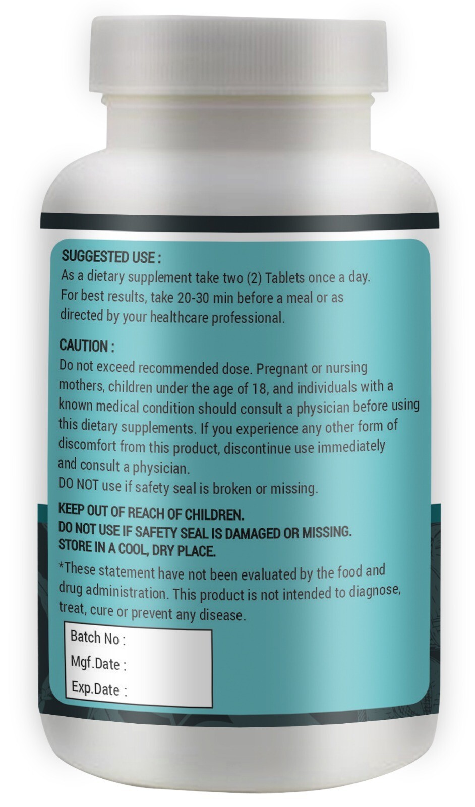 Bhringraj, Curry Leaves and Amla Fruit in (50:25:25), Hair Supplement, 300 pills