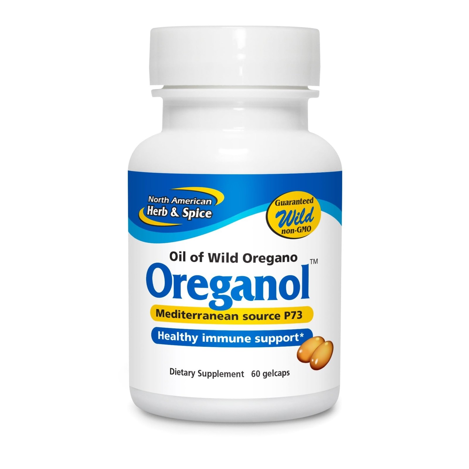 NORTH AMERICAN HERB & SPICE Oreganol P73 (2 Pack) – 60 Softgels – Immune Syst…