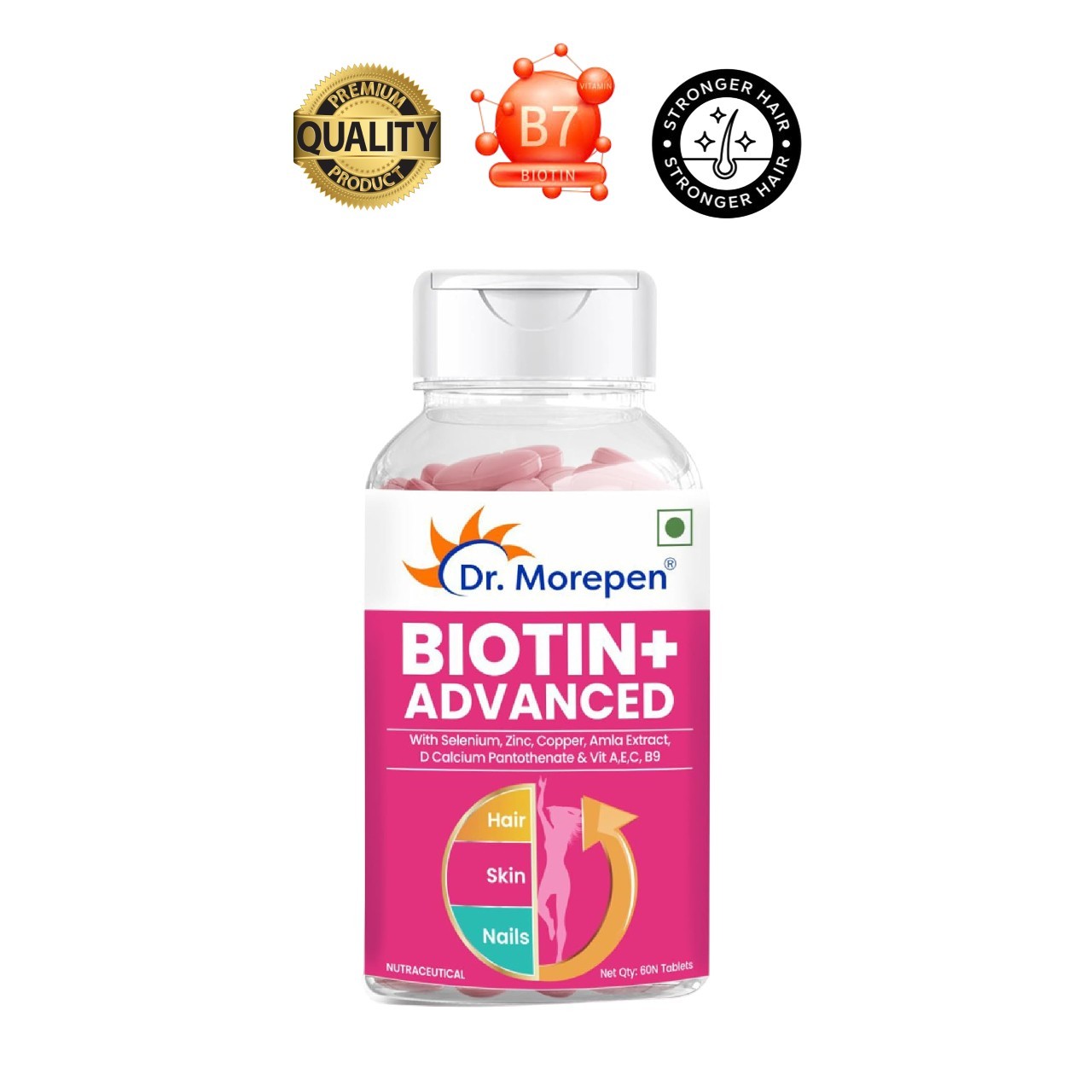 DR. MORE.PEN Biotin+ Hair Skin Nails 60 Tablets