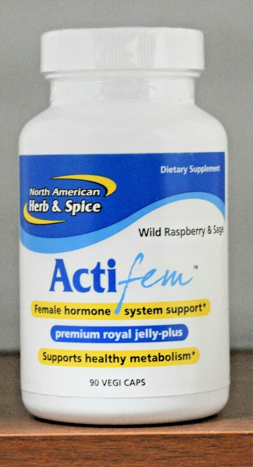 ActiFem North American Herb and Spice 90 Vegi Caps Female Support