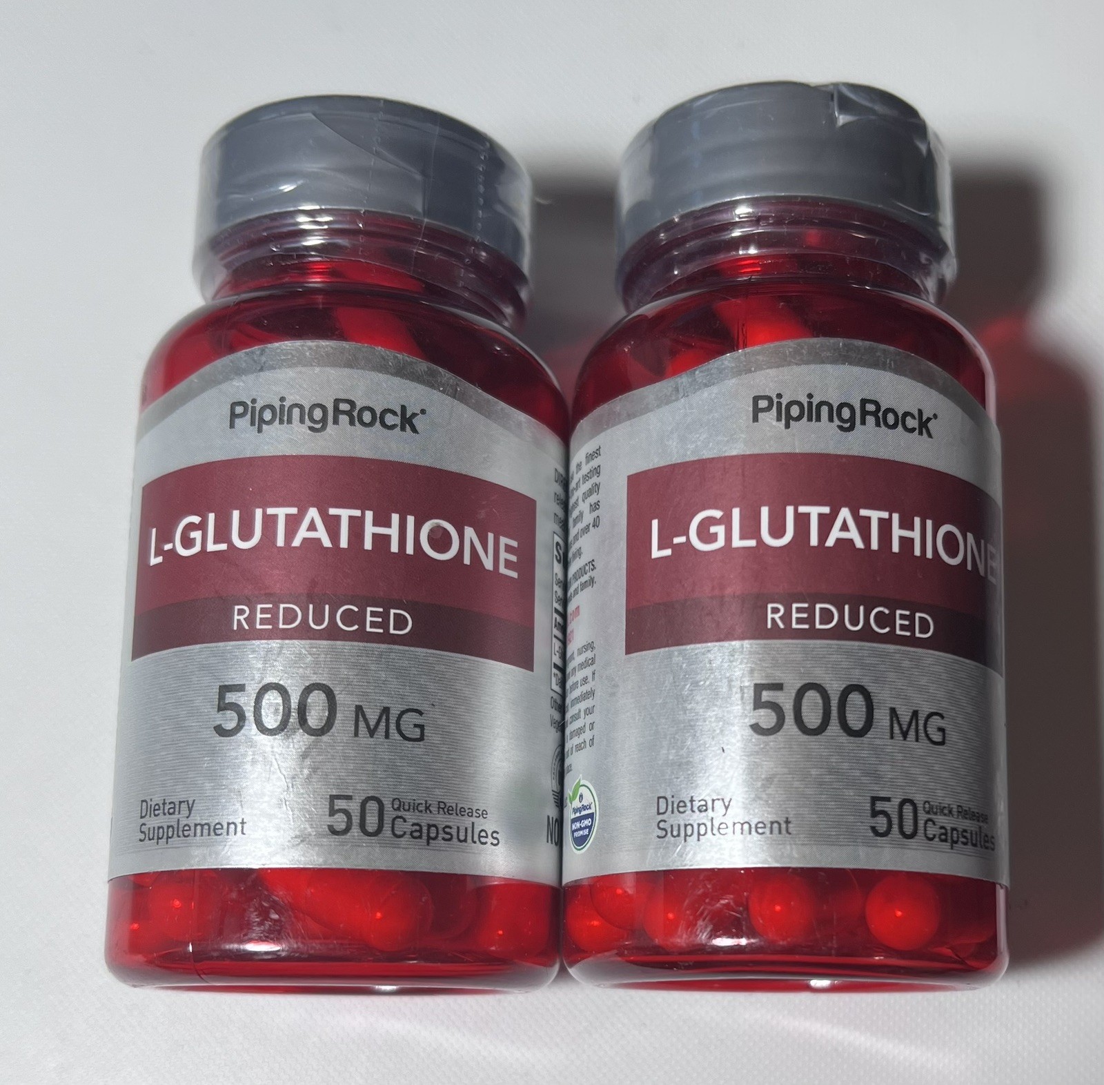 2pk- L-Glutathione Reduced 500mg-50caps Exp03/26