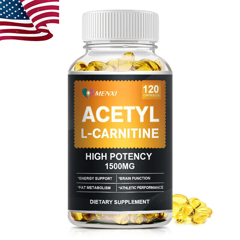 ACETYL L-CARNITINE TABLETS Nervous System Health Antioxidant 120 CAPSULES 1500mg