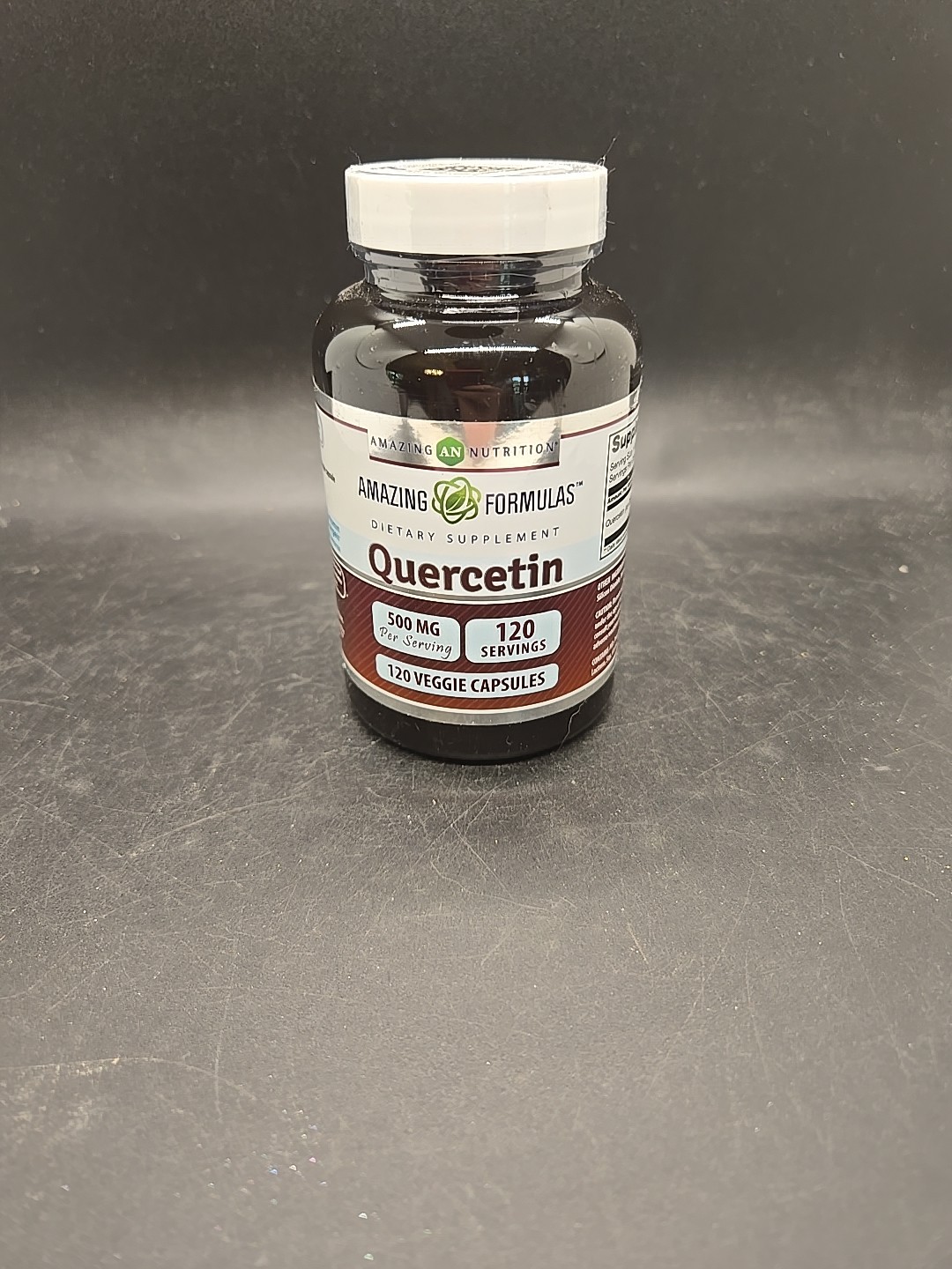 Amazing Nutrition Quercetin Dietary Supplement – 500 Mg, 120 Capsules Exp 4/27