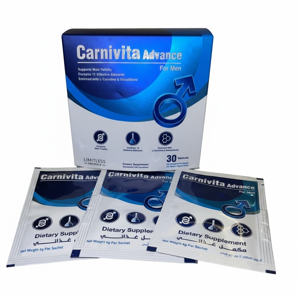 Carnivita Advance For Men – 2 Pac × 30 Individual Sachets – 4g Each – Sealed Box