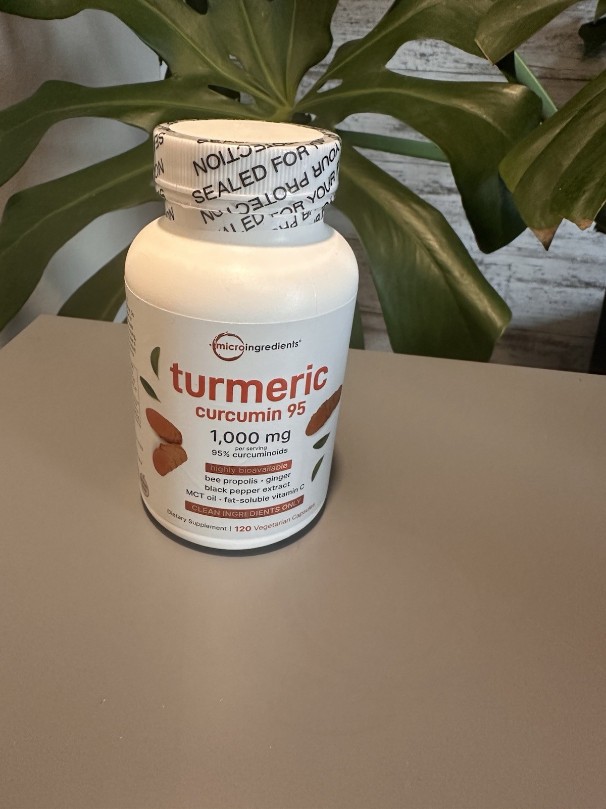 Pure Turmeric Curcumin Supplement 1000mg 95% Curcuminoids | 120 Veggie Caps