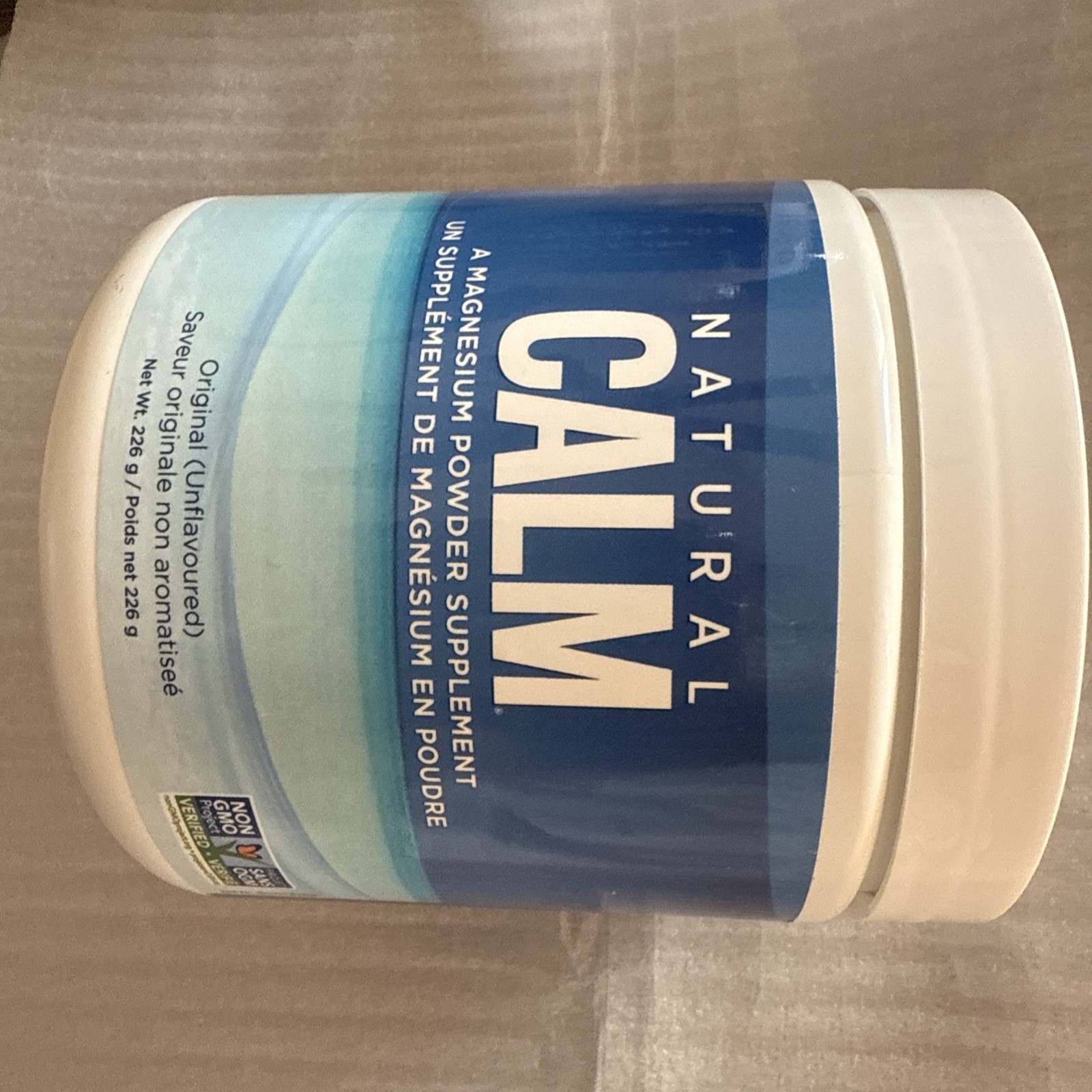 Natural Calm Magnesium Powder Supplements 8 oz, Unflavored, Exp. 08‑2027 New