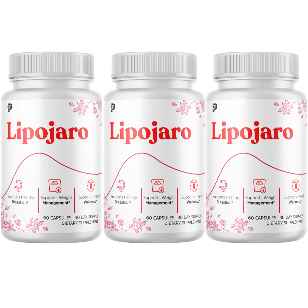 Lipojaro Weight Management Support, (3 Bottles) Official Fat Loss Supplement