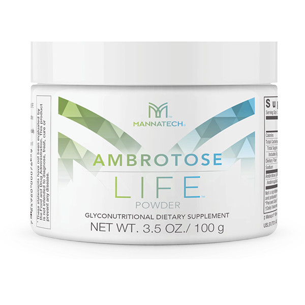 Ambrotose Life® Powder 3.5 oz (100g) Mannatech Glyconutritional Supplement
