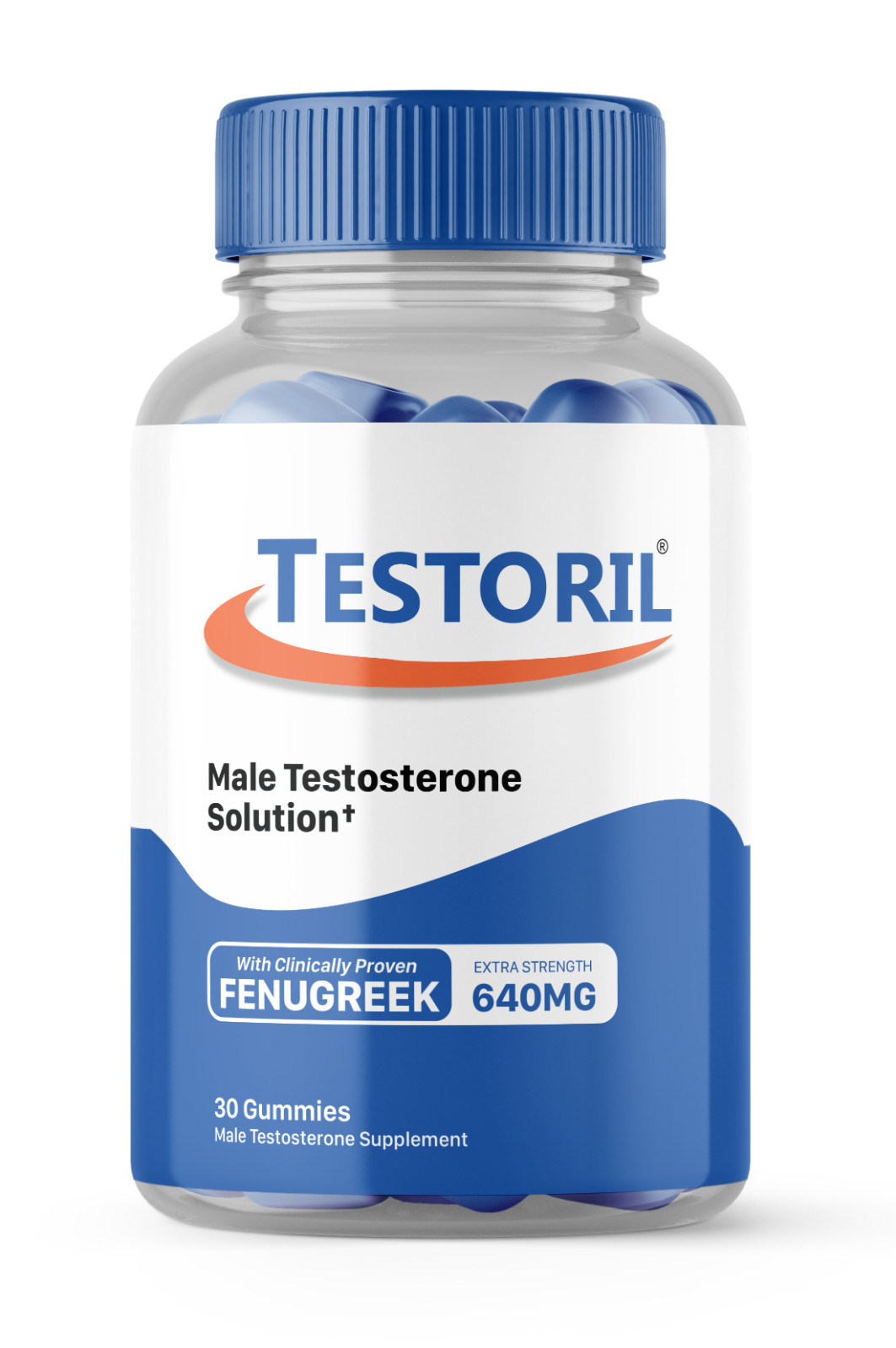 Testoril | Men’s Daily Fenugreek Solution Gummies, 640mg L-Arginine, 30 Count