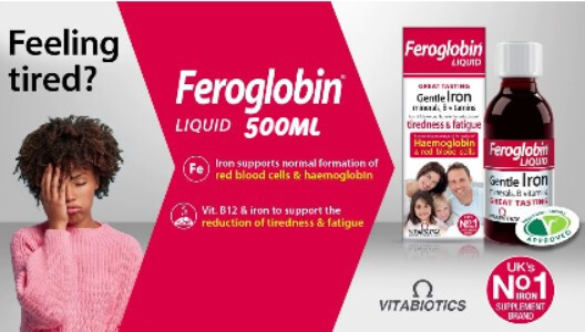 Feroglobin Gentle Iron and Nutrient Liquid – Big Bottle (500ml)