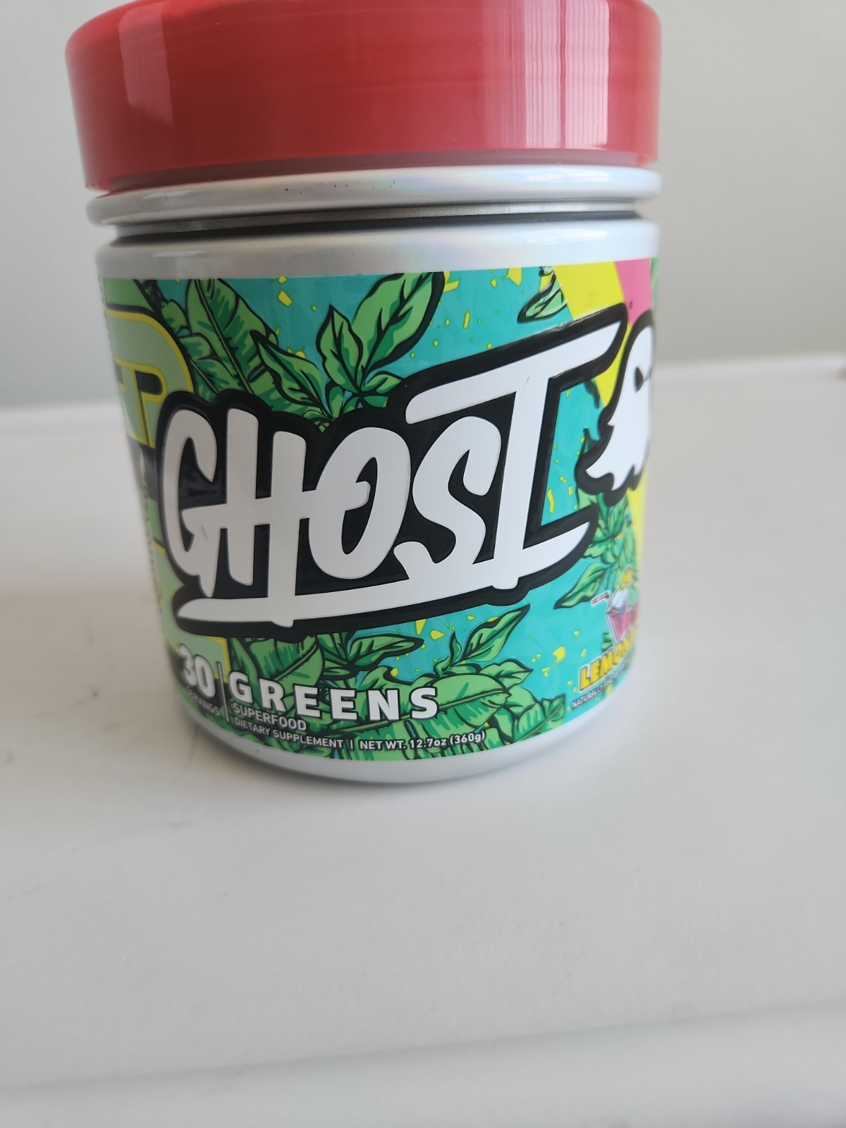 Ghost Greens Pink Lemonade 🍋 Health Recovery Fitness Energy Exp 2/26