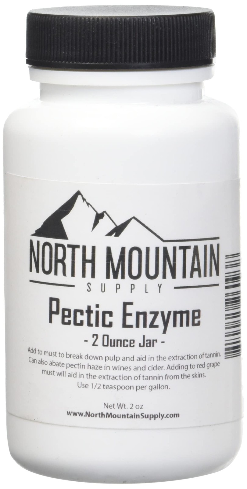 Pectic Enzyme Powder for Fruit Wine and Juice – 2 Ounce Jar