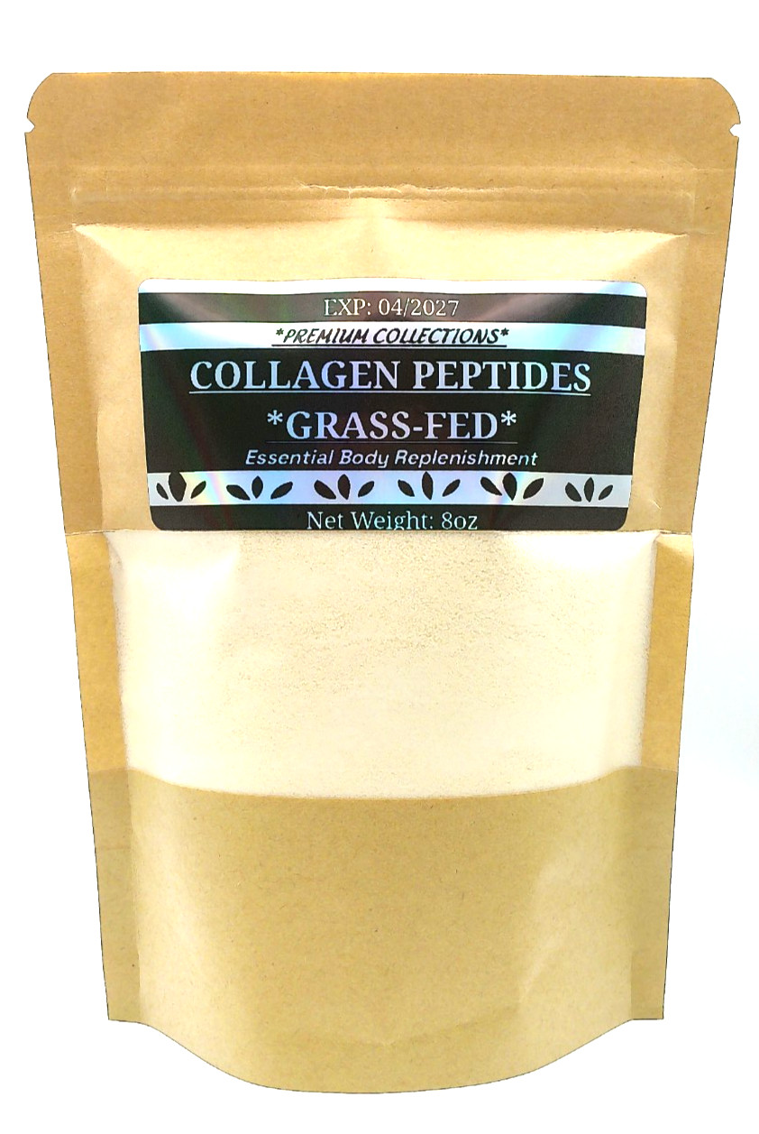 100% Grass-Fed Collagen Peptides Powder | 8oz | Hair, Skin & Nails Support