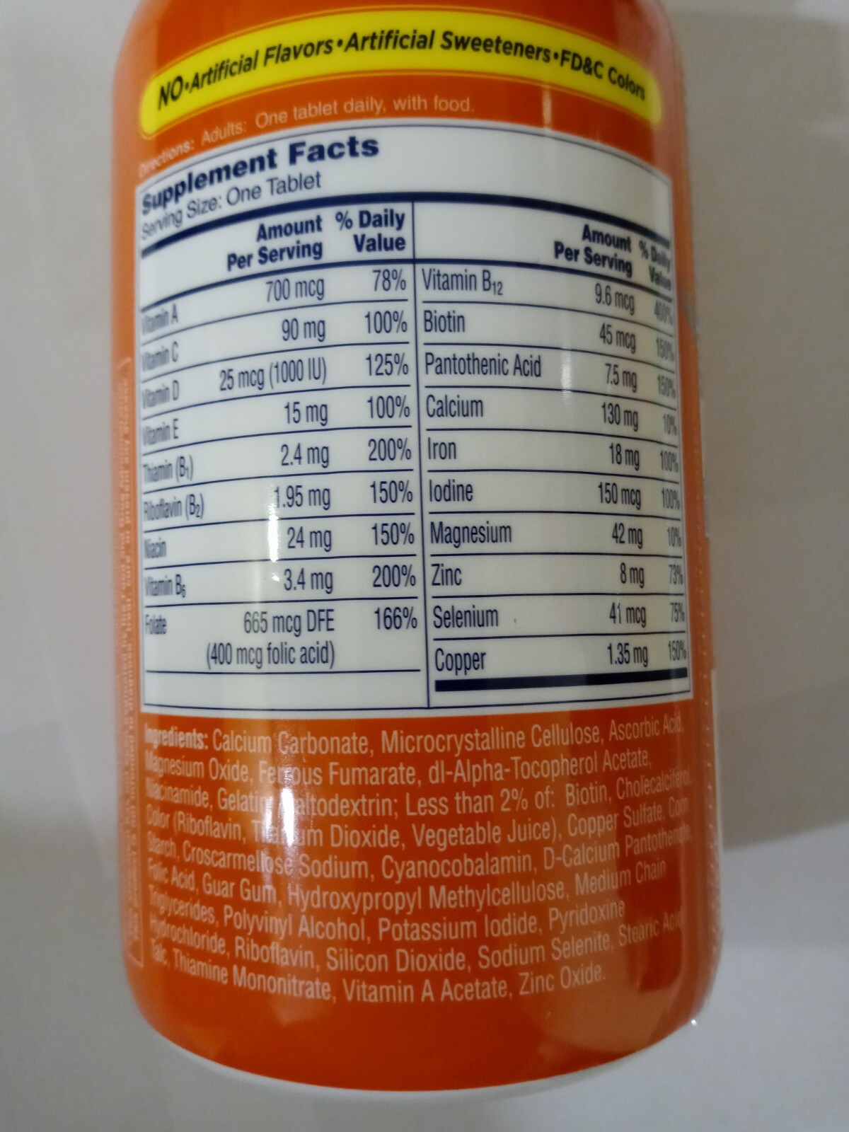 One A Day Women’s Complete Multivitamin/Multimineral 300 Tablets EXP 07/2025