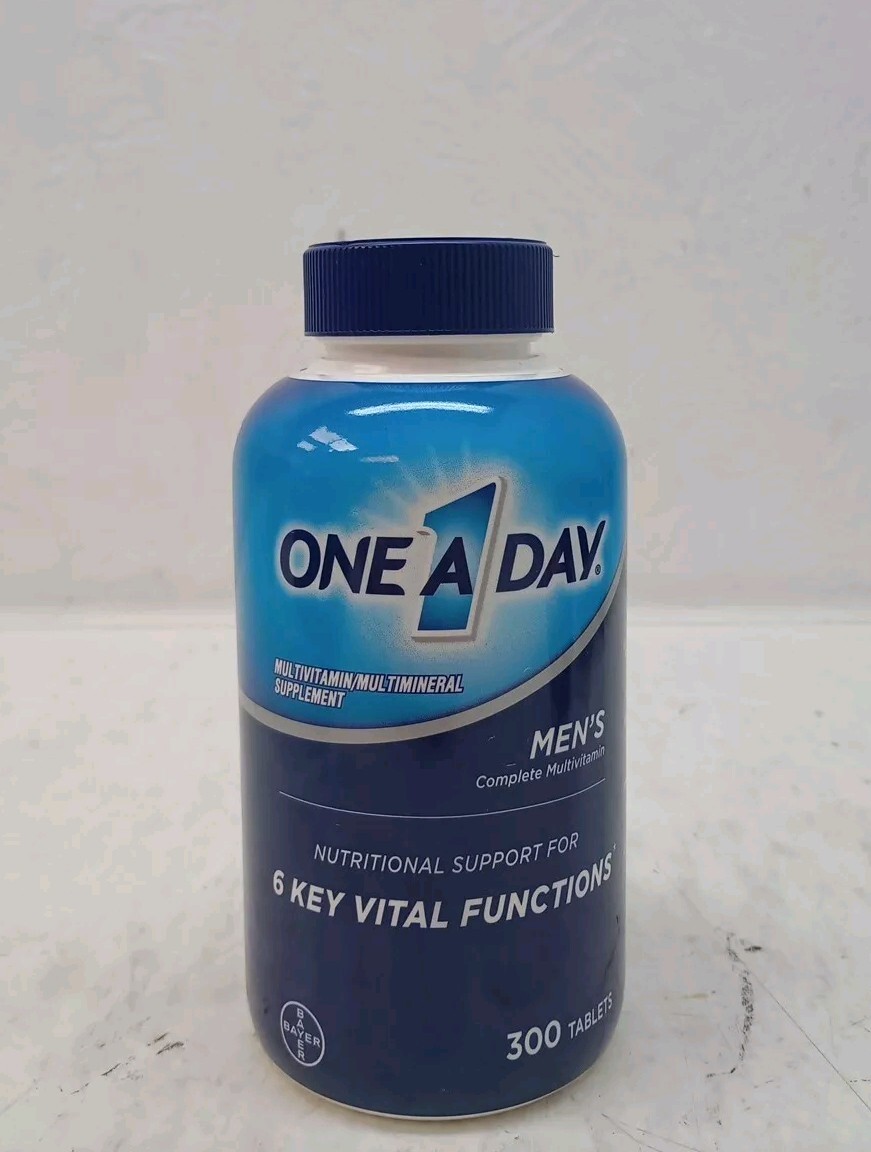 One A Day Men’s Multivitamin 300 Tablets Multimineral Supplement Mens Complete