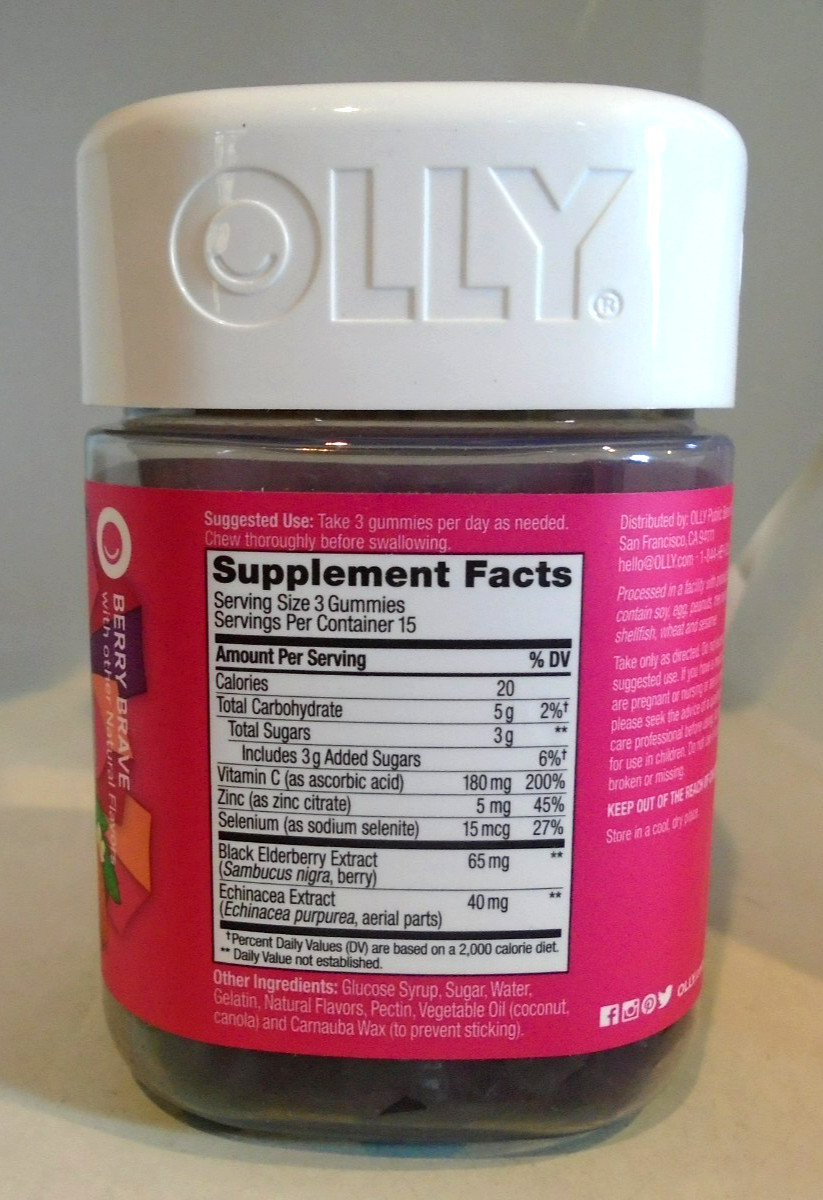 OLLY Active Immunity + Elderberry Gummy Supplement – 45 Count – Boost Defenses