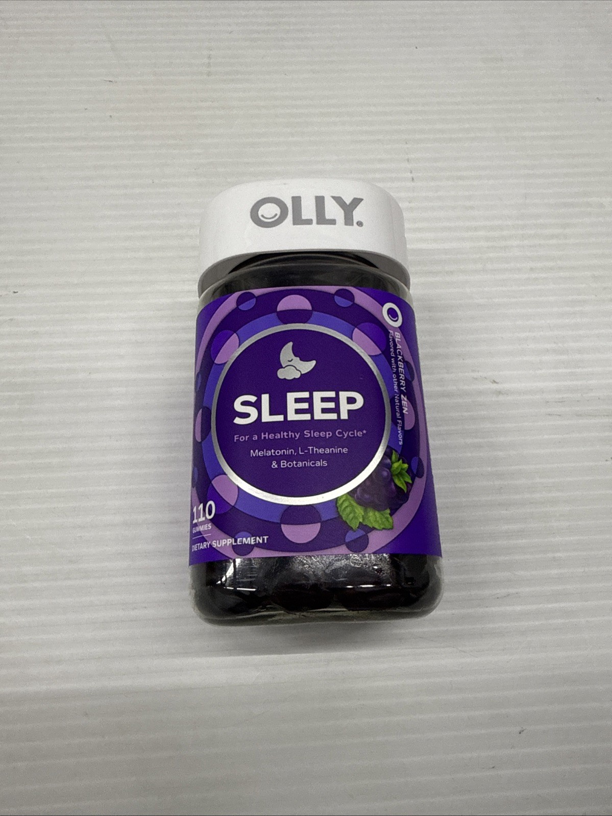 Olly Sleep Gummies 110ct Blackberry Flavor Free Shipping Exp 9/2026