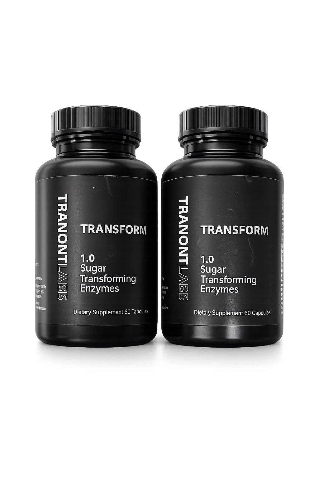 Tranont Labs Transform 1.0 Sugar Transforming Enzymes 60 Caps – New! Exp 11/2027
