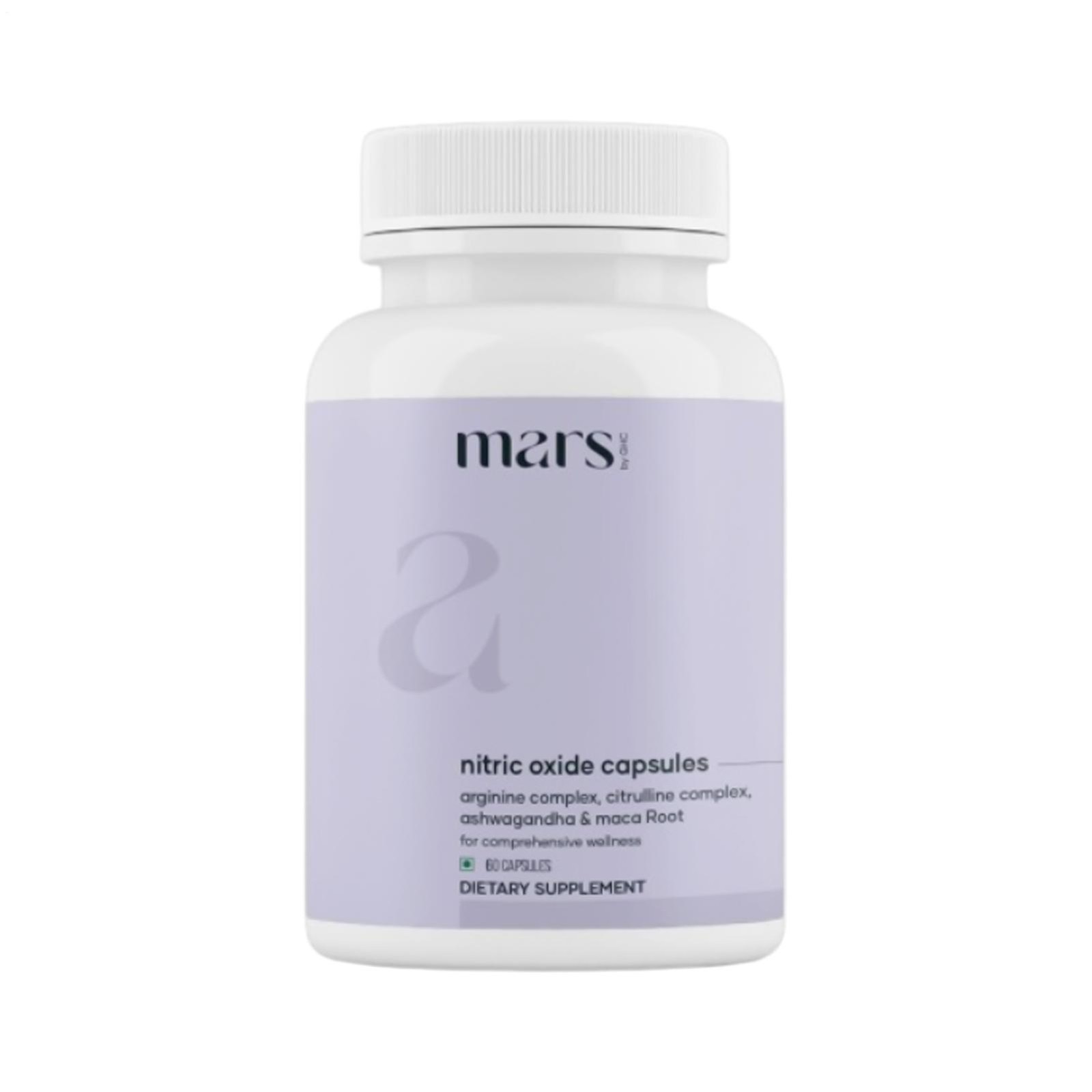 Mars Nitric Oxide Capsules Pack Of 2 – Supports Energy, Circulation & Muscle Rec