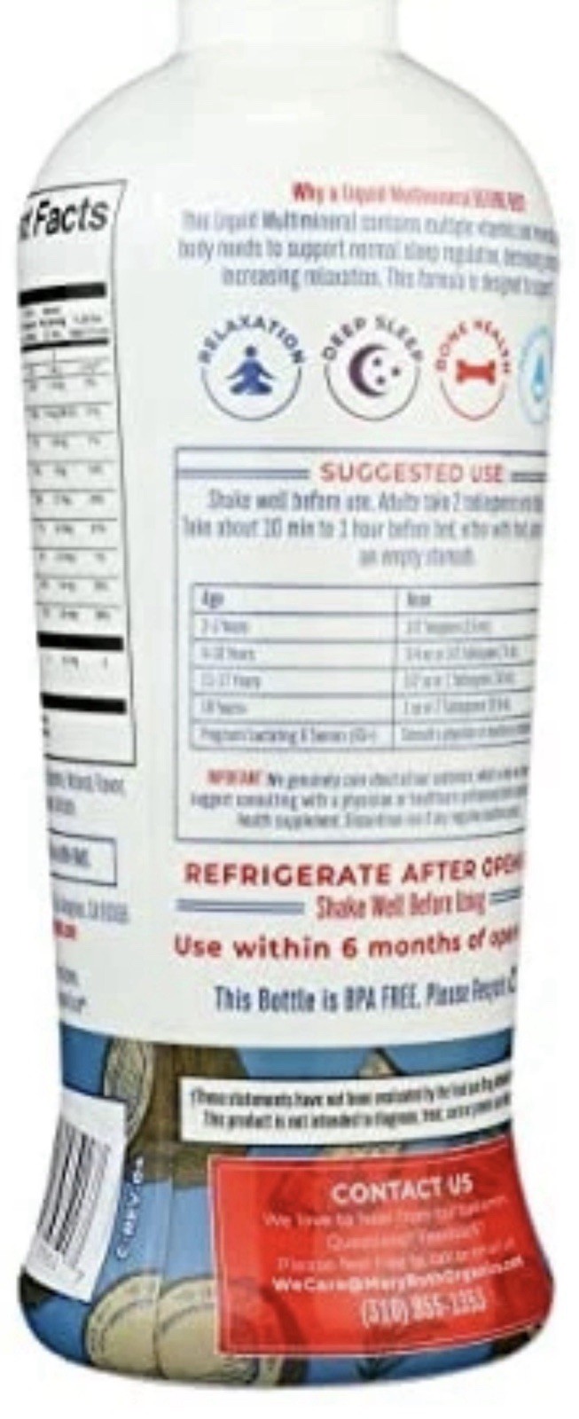 MaryRuth’s Liquid Nighttime Multimineral Coconut Dream 32oz 3 Pack Free Shipping