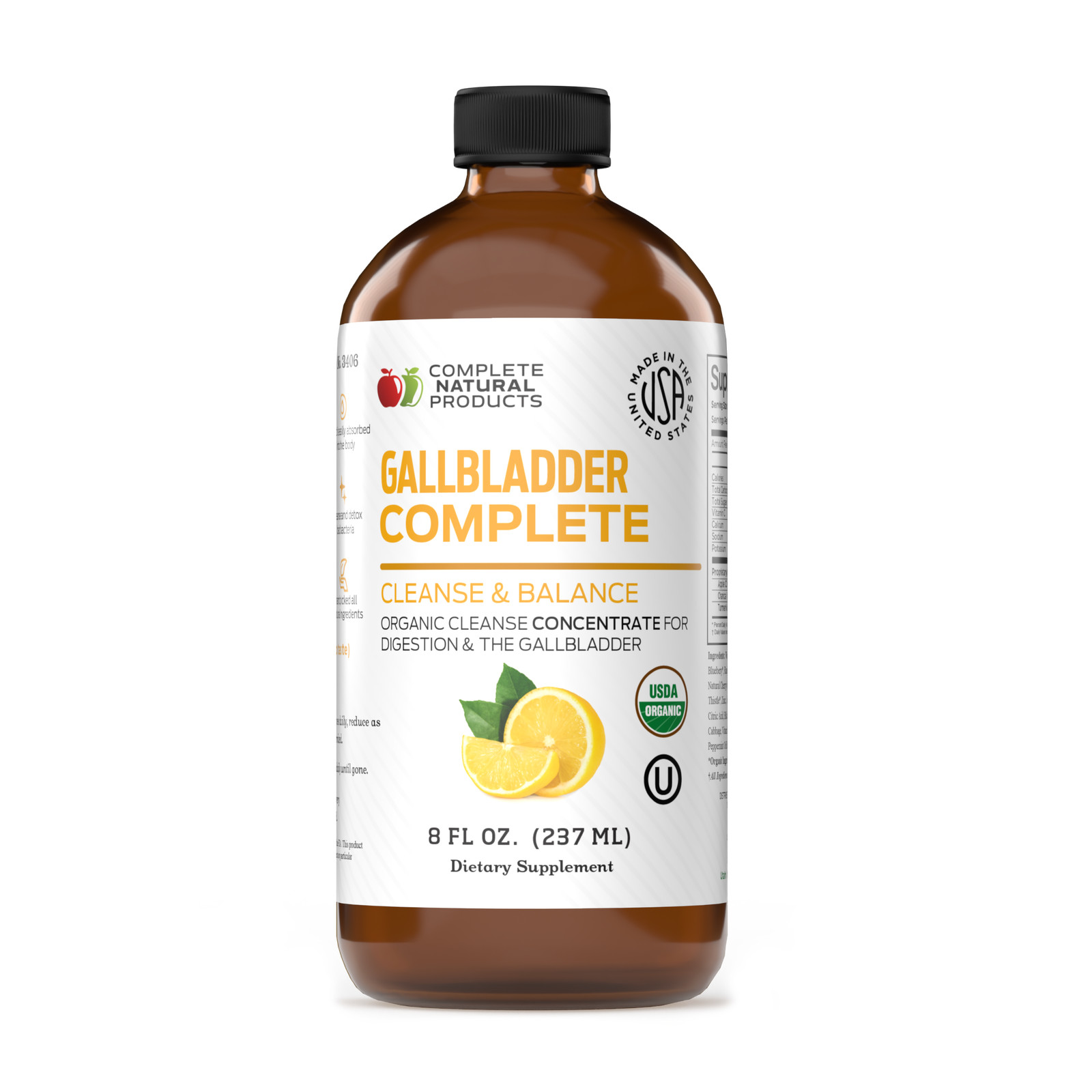Gallbladder Complete 8oz – Organic Gallbladder Stone Cleanse & Sludge Detox