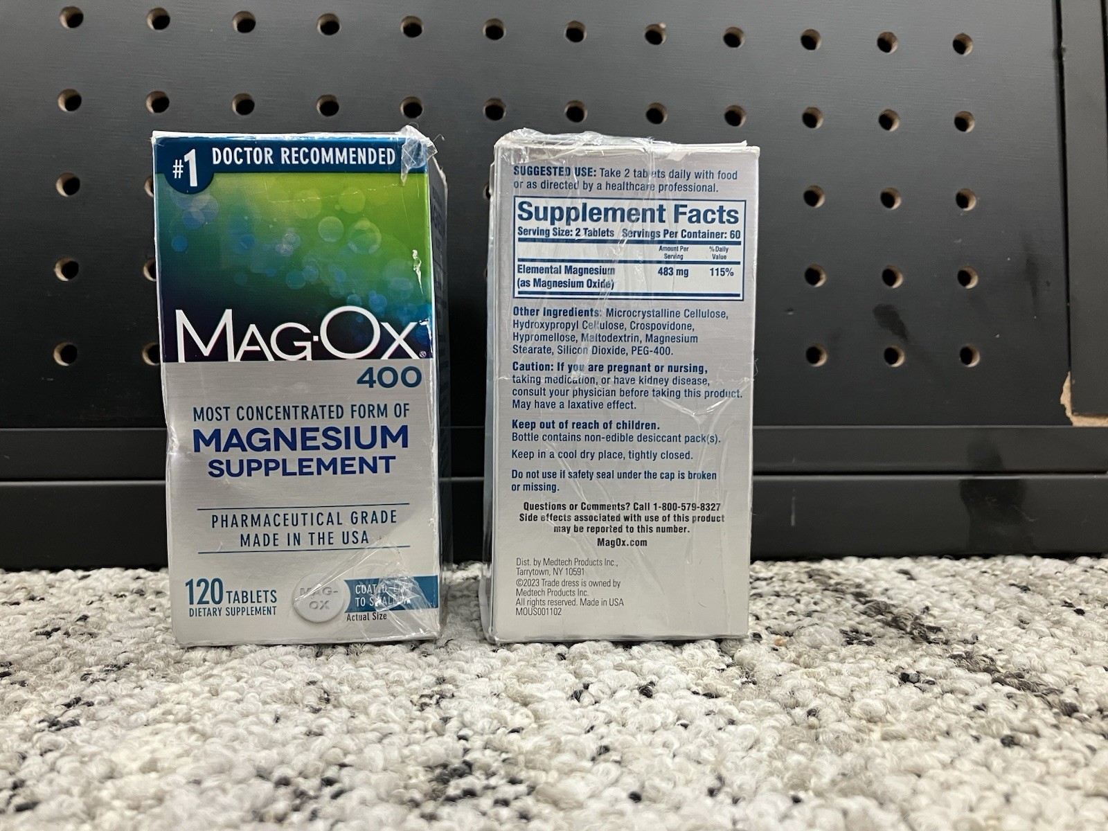 MagOx Magnesium 400mg Tabs 120 Tablets( 2 pack )