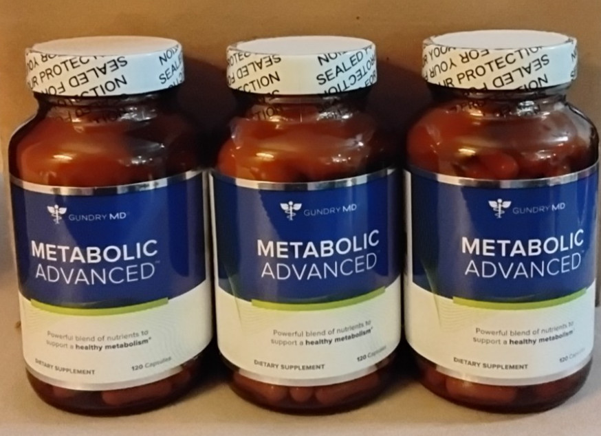 3 Gundry MD Metabolic Advance Supplements