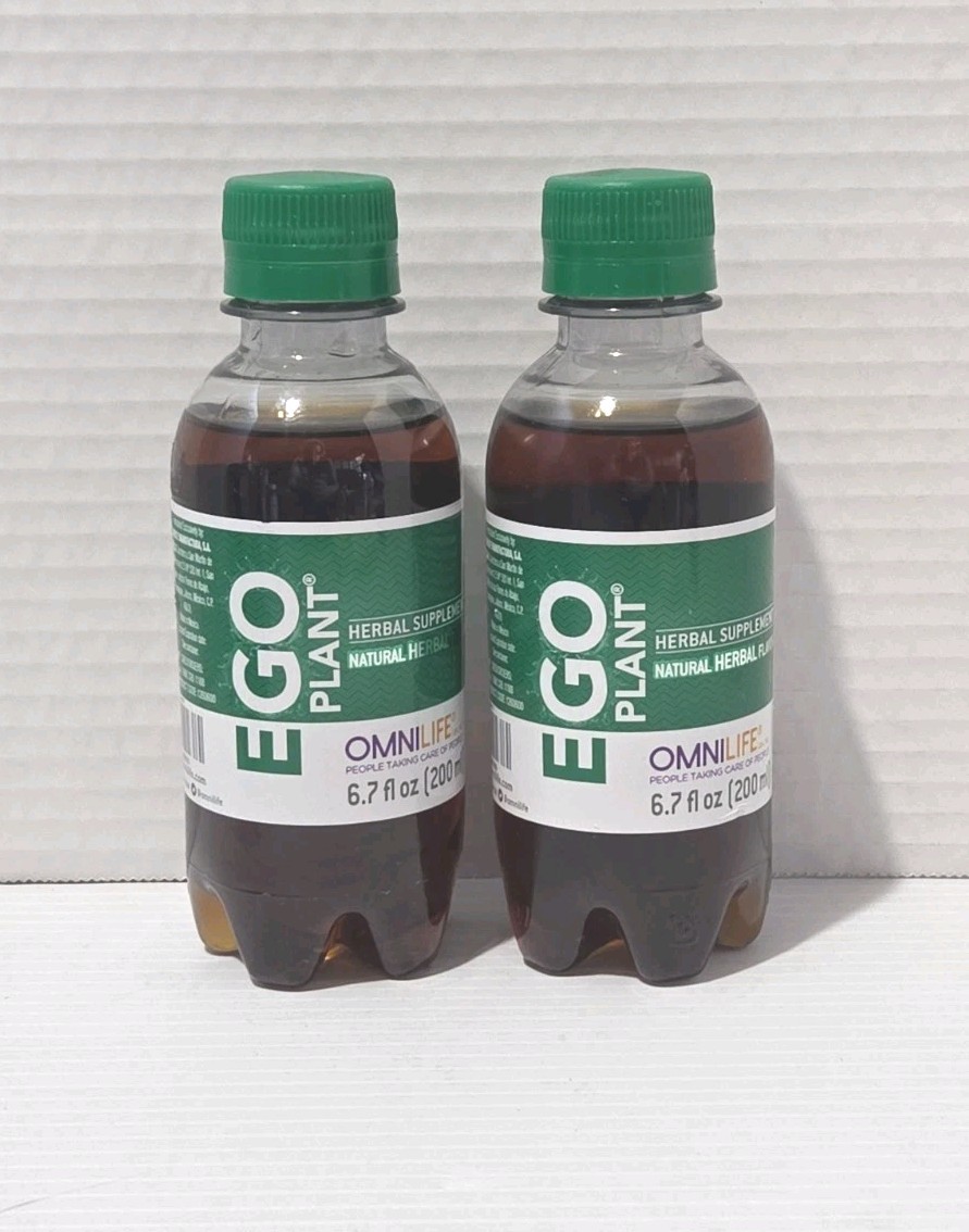 2 PACK OMNILife Ego Plant Herbal Supplement 6.7 fl oz Exp 12/03/2026