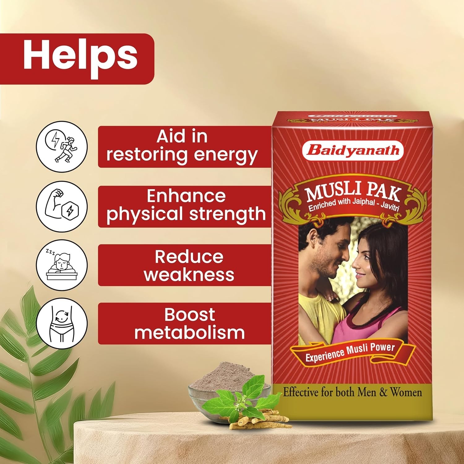 Baidyanath Musli Pak 250g | Musli | Strength & Vitality Booster| Free Shipping