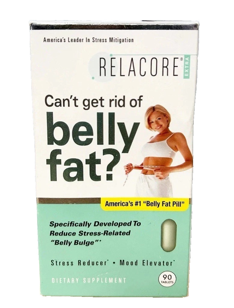Relacore Extra Maximum Strength Belly Fat Weight Loss Tablet 90 Count (EXP 2/26)