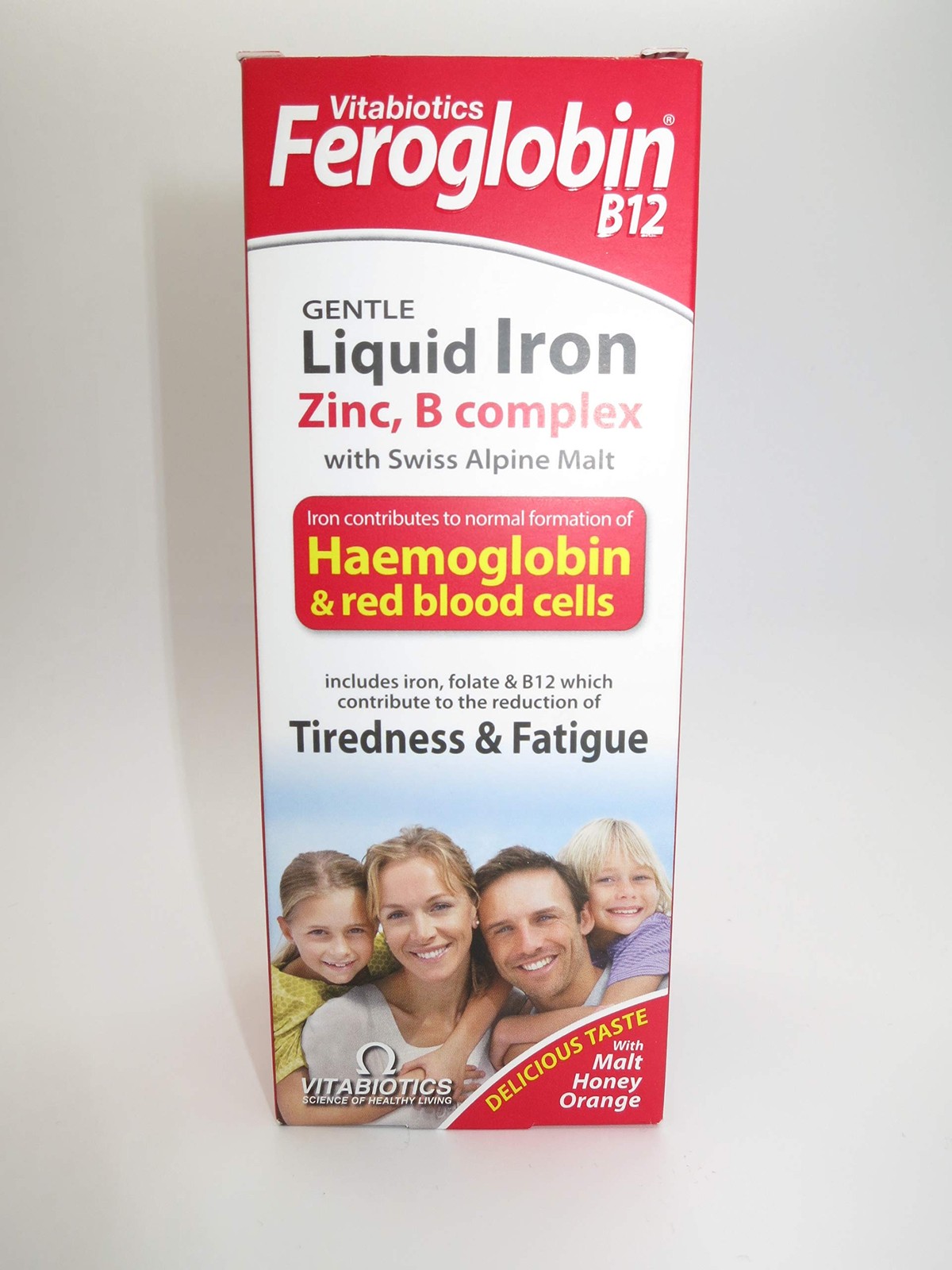 Feroglobin Vitabiotics -B12 Iron Supplement Liquid 6.76 Fl Oz (Pack of 1)