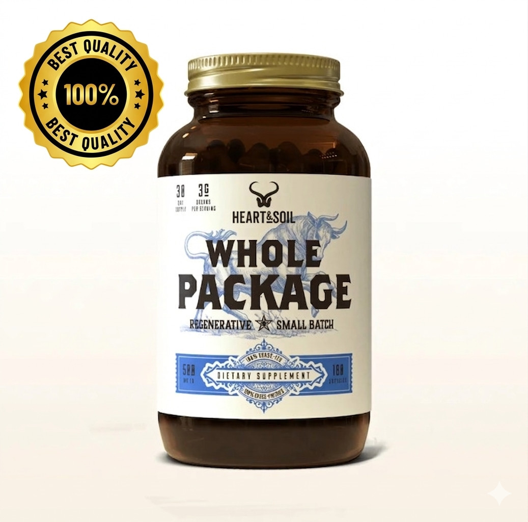 HEART & SOIL Whole Package-supports male reproductive health – 180 Capsules